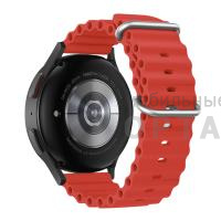 Ремешок для смарт часов 20mm HOCO WH01 Flexible, силикон,  красный