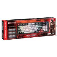 Клавиатура игровая, механическая Defender Hawk GK-418 RU,радужн,97кн,1,5м,крас.свитч (1/20)