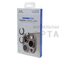 Защита на камеру KEEPHONE CALVIN, iPhone 16 Pro Max (6.9), Titanium
