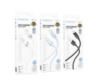 Кабель USB to Type-C Borofone BX106, 1.0м, 3,0А, белый