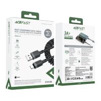 Кабель USB to Type-C, ACEFAST C14-04, 1.2м, 3.0A, черный