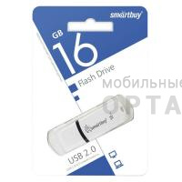 Флешка USB 16 Гб  Smartbuy  Paean  белый