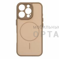 Чехол Matte MagSafe с защитой камеры в техпаке, iPhone 16, Desert