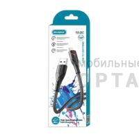 Кабель USB RECRSI CA261 Lightning чёрный