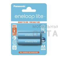 Аккумуляторная батарейка PANASONIC R6 eneloop lite  BK-3LCCE/2BE (950 mAh) (2 бл) (2/16/192) Аккумуляторная батарейка PANASONIC R6 eneloop lite  BK-3LCCE/2BE (950 mAh) (2 бл) (2/16/192)
