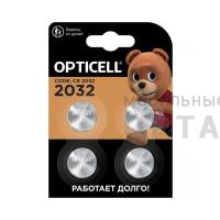 Элемент питания OPTICELL SPECIALTY CR2032 BL4 (4/80)