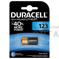 Элемент питания Duracell CR123 ULTRA  (1/10/50/5400)