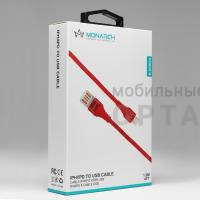 Кабель USB to Lightning Monarch R-Series 1.2м, красный