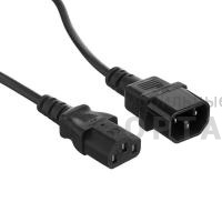 Кабель монитор - компьютер 220V (UPS -> устройство) <VDE> 3G*0.75mm2 VCOM <CE001-CU0.75-3>, 3,0м (1/30)