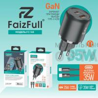 СЗУ комплект FaizFull FC150 PD 35W, кабель Type-C to Lightning