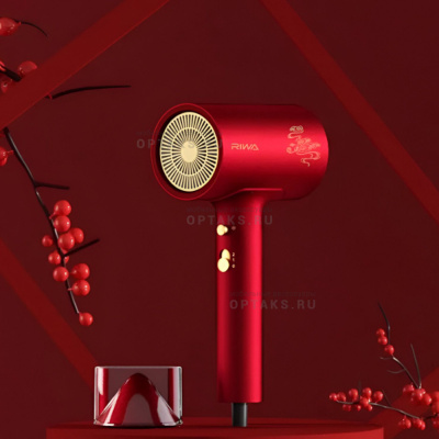 Фен электрический XIAOMI RIWA, RC-7811, 1800 Вт, пластик, красный