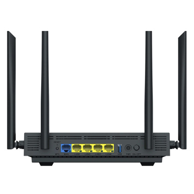 Mesh-роутер NETIS N6 с поддержкой Wi-Fi 6, портом USB 3.0, черный (1/10)