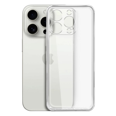 Чехол прозрачный силикон в техпаке, iPhone 16