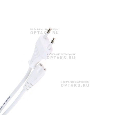 Кабель для аудио-видео техники IEC-320-C7--розетка 220V, 2-pin , 1,8м , белый, Telecom <TP228-1.8-W> (1/250)