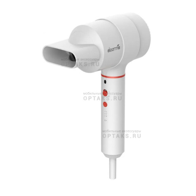 Фен для волос DEERMA DEM-CF30W, 1800 Вт, 4 режима,  белый