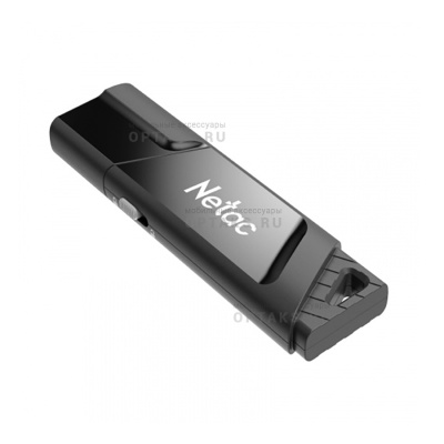 Флешка USB3.0 32 Гб Netac  U336 с аппаратной защитой от записи (защита от вирусов)  чёрный