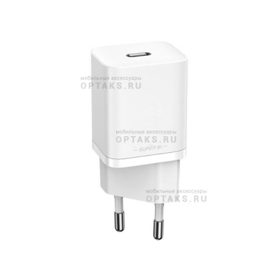 СЗУ блок питания Baseus Super Si quick charger IC 30W EU White