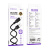 Кабель Usb to Micro BOROFONE BX113 Lenny, 1.0м, 2.4A, силикон, цвет: чёрный (1/360)